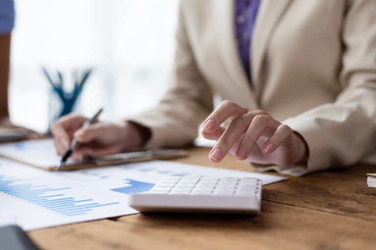 Financial statement planning and accounting budget.